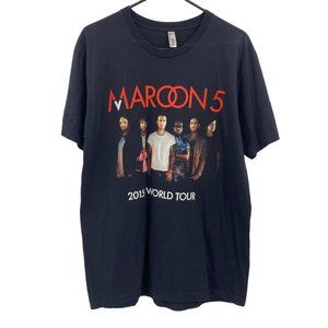 Maroon 5 2015 Concert t shirt tee size large American Apparel tour shirt